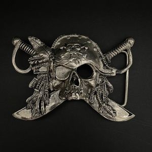 Pirate Skull belt buckle